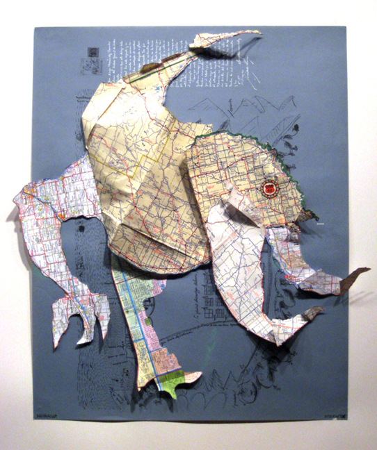 Nebraska Map Collage